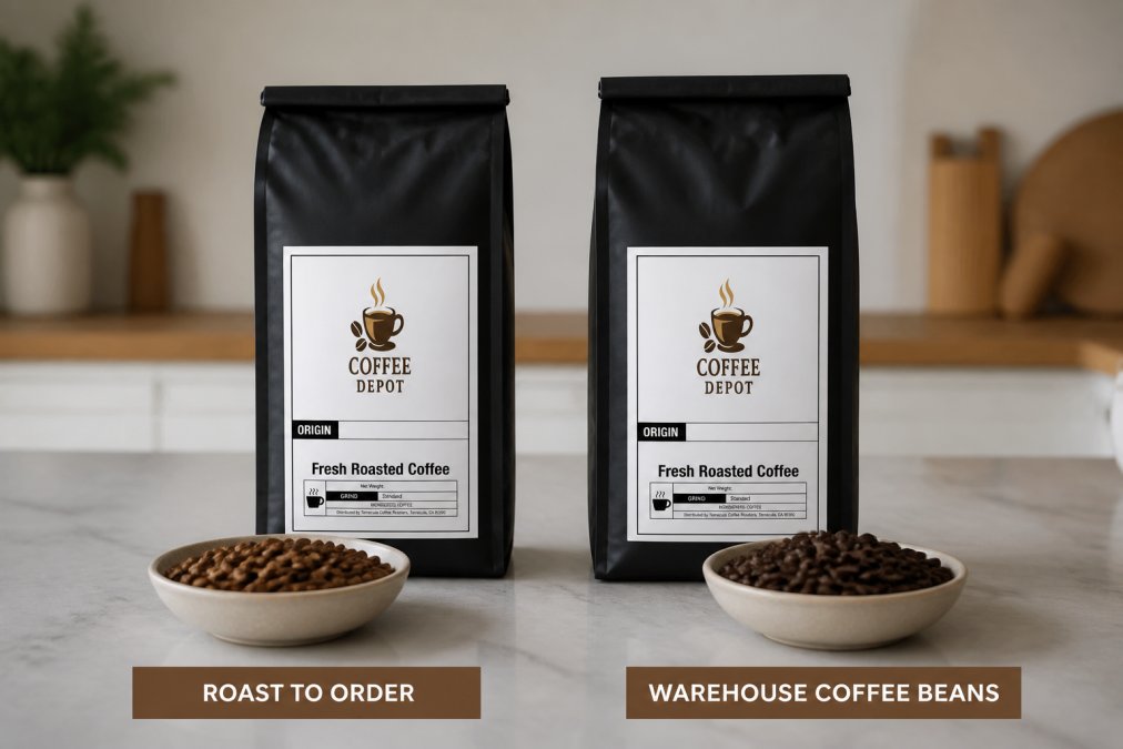 Roast to Order vs Warehouse Coffee Beans
