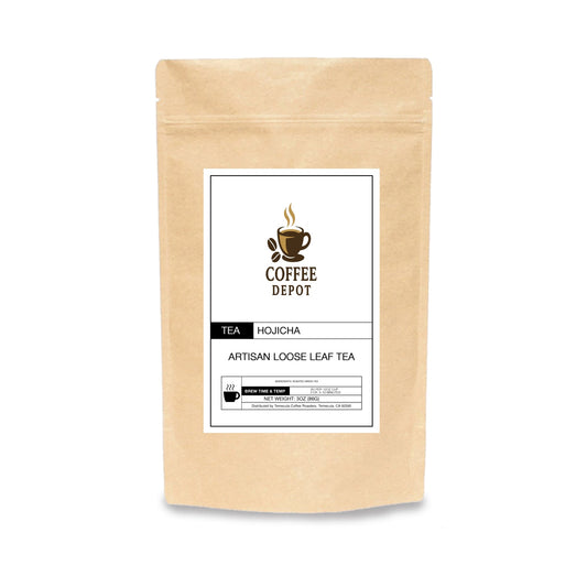 Black coffee packaging with a visible brand label on a white background